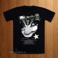 1942 ELC Knucklehead Engine T-Shirt